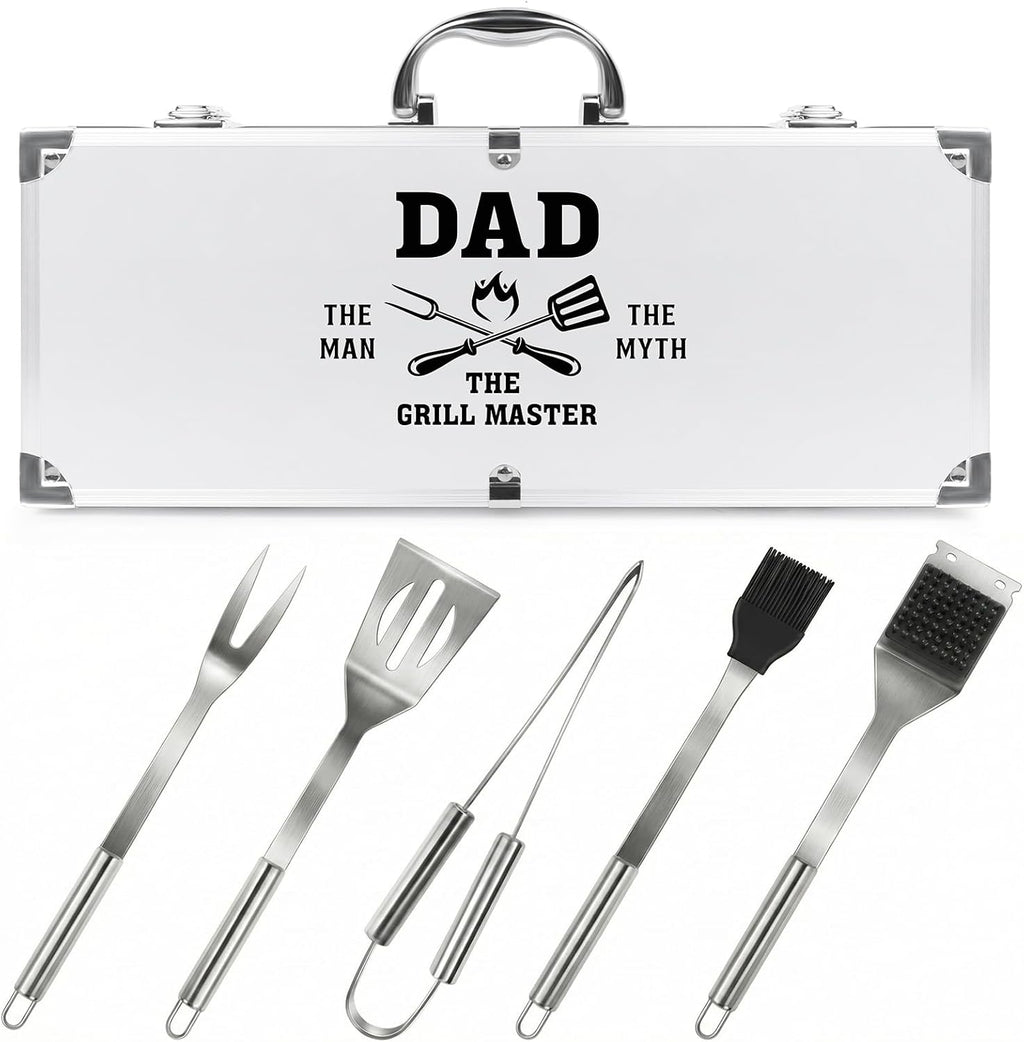 Dad Gifts for Fathers Day - Dad Birthday Present from Daughter, Heavy Duty BBQ Grilling Accessories Kit for Outdoor Grill - Ideal Gifts for Fathers Day