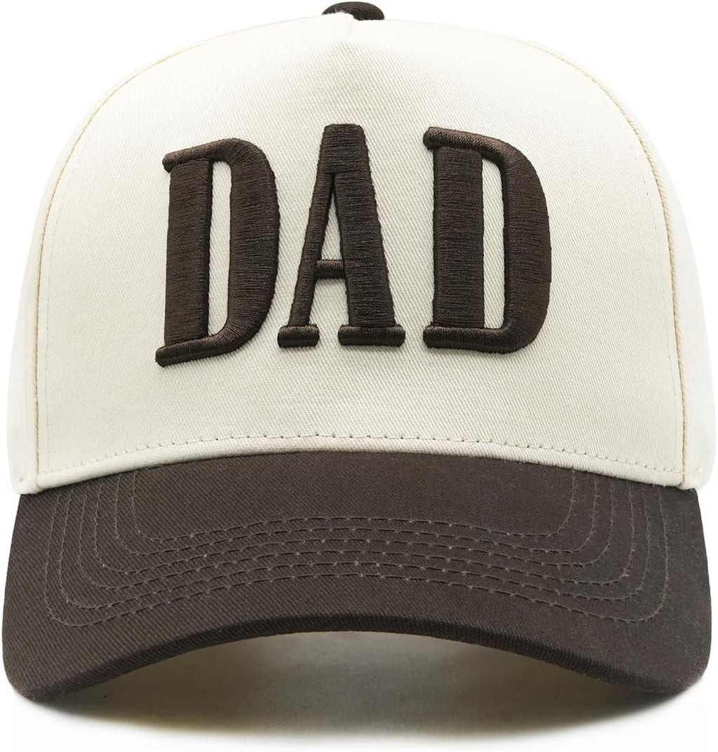 Dad Hats for Men, Vintage Two Tone Hat, New Dad Gifts for Husband, Fathers Day Birthday Gifts from Daughter Son Wife
