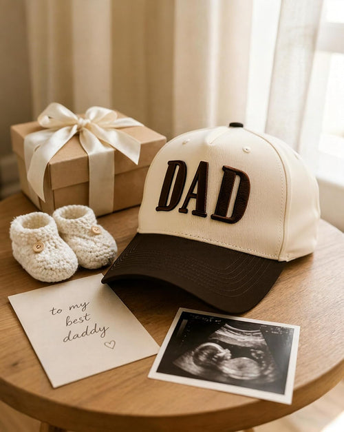 Dad Hats for Men, Vintage Two Tone Hat, New Dad Gifts for Husband, Fathers Day Birthday Gifts from Daughter Son Wife